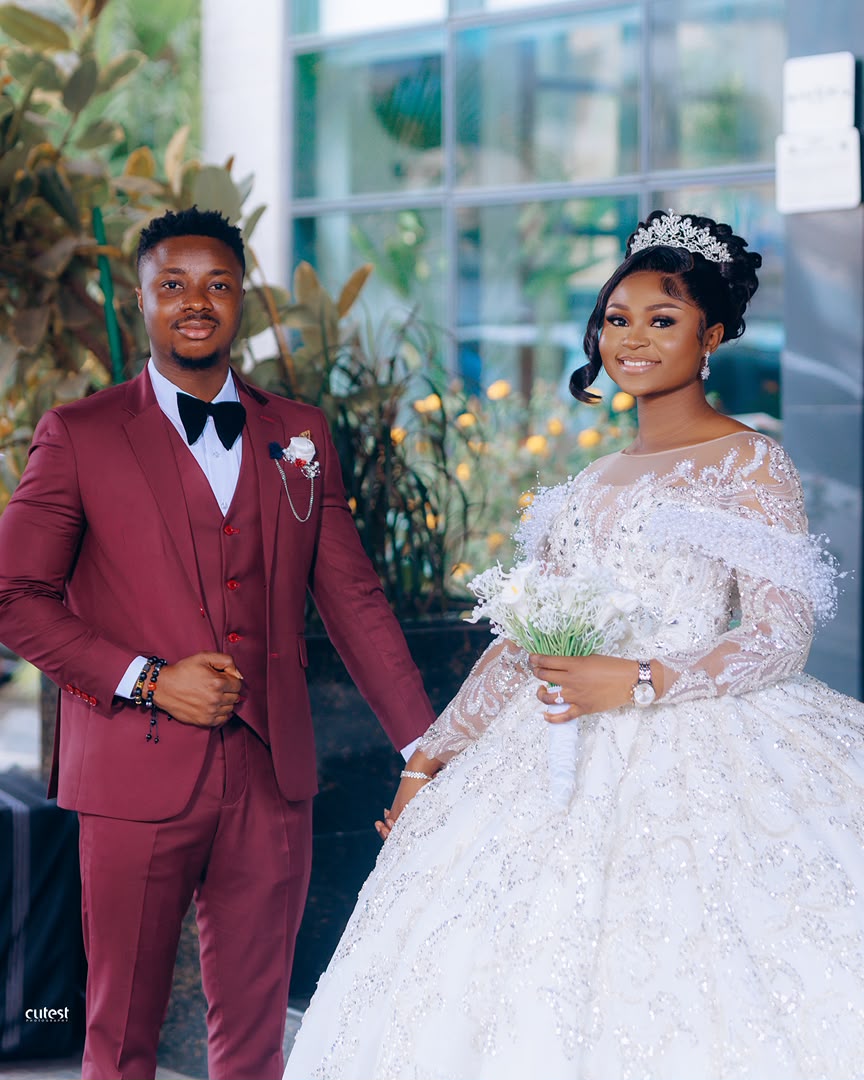 A couple celebrating their wedding day, planned by The Winsome Experience